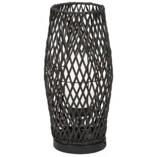 ESTO Tischlampe für außen Boho Rattan Stil BALI 22 - Braun