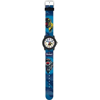 Scout Quarzuhr Crystal, 280305038, ideal auch als Geschenk blau