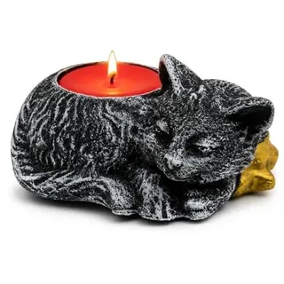 Katzen-Duftkerze Beerenduft handgemacht Deko-Kerze Geschenk für Katzenliebhaber