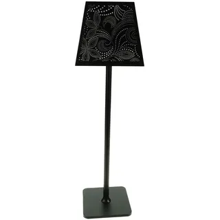 formano Moderne LED Stehlampe Ornament Touch-Funktion USB-Ladefunktion Tischlampe für In und Outdoor Garten und Terasse