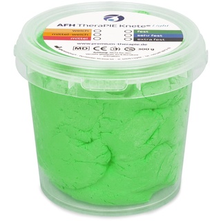 AFH TheraPIE Knete® Light | 300 g | fest = grün | Therapieknete, Knetmasse Handtherapie
