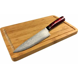 Grillfürst Damast Hochmesser Set 20,5 cm 2-tlg. antibakteriell