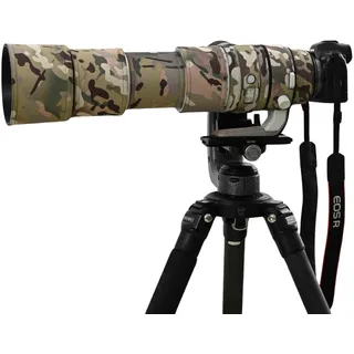 ROLANPRO wasserdichte Objektivschutzhülle für Canon RF 200-800mm F6.3-9 is USM, Teleobjektiv Regenschutz Kratzfest Camouflage für Naturfotografie und Vogelbeobachtung - #4 All-Terrain