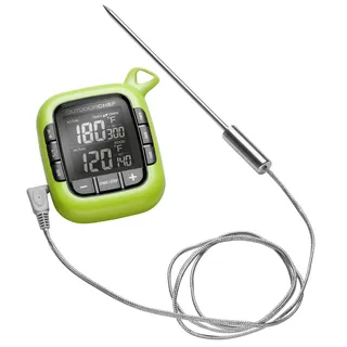 OUTDOORCHEF Grillthermometer Digital „Gourmet Check“ | Kerntemperatur Thermometer für perfekte Steaks | Fleischthermometer Grill, 8,7 x 2,8 x 10,7 cm