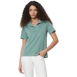Poloshirt MARC O'POLO Gr. L, grün (aqua, grün) Damen Shirts Jersey im klassischen Look