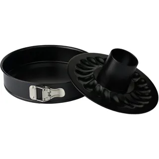 Lares Springform-Set 16cm mit Flach-und Rohrboden