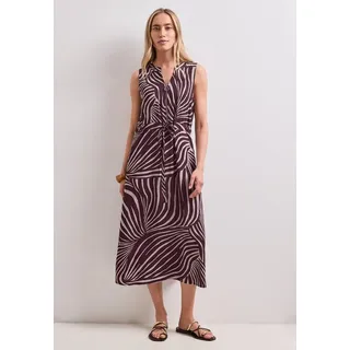 STREET ONE Midikleid mit grafischem Muster Rot 34