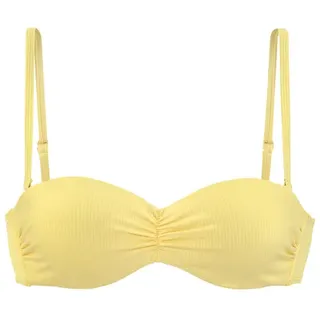 VENICE BEACH Bandeau-Bikini-Top Damen Gelb 34 Cup C
