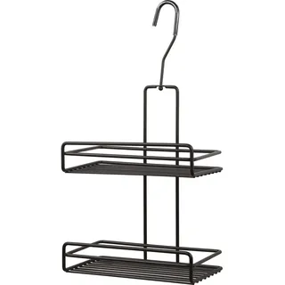 Hänge-Drahtkorb Fregate Schwarz Matt 45 cm x 23 cm x 14 cm