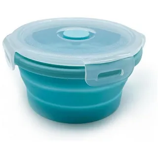 luxuskollektion Faltbare Silikon Camping Schüssel mit Deckel 1200ML
