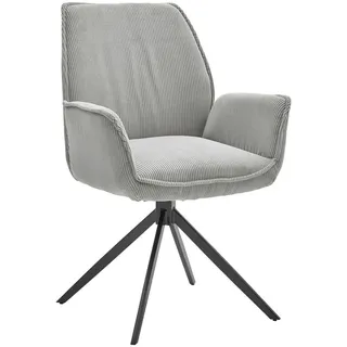 Musterring Esszimmerstuhl Tiama Cord grau/schwarz