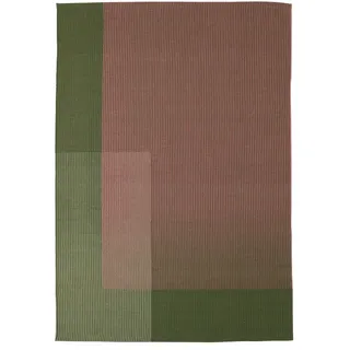 nanimarquina - Haze 3 Wollteppich, 200 x 300 cm, grün / rosé