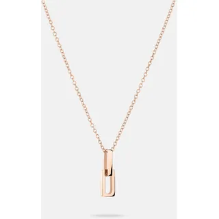 Liebeskind Berlin Kette mit Anhänger Festive Mini Link rosa/Edelstahl