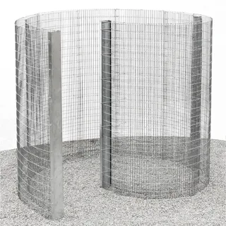 Bellissa Gabionen Schneckendusche / Umkleide Verzinkt 230x180x200cm