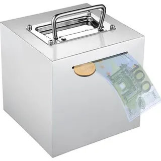 Metall-spardose Für Erwachsene, Metall-spardose Als Geschenk Für Kinder, Große, Unzerbrechliche Spardose Mit Tragegriff, Wiederverwendbar, Schwer Zu Öffnen