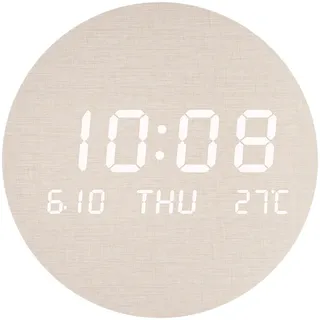 Kreative Led-wanduhr – Für Wohnzimmer, Schlafzimmer Und Andere Räume – Schlichter Skandinavischer Stil: Ein Ideales Accessoire Für Einen Bewussten Lebensstil