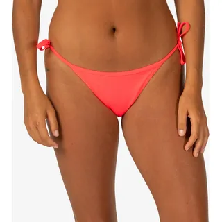 Bikini-Hose Damen seitlich gebunden - Sofy korallenrot/neon, rosa|rot, 38