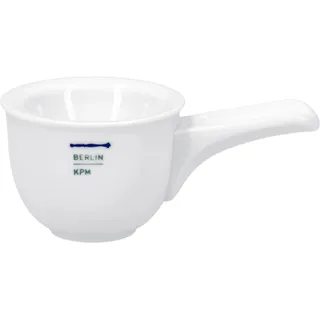 KPM Berlin LAB Eierbecher mit Griff Duo-Set, Eggcup, handgefertigt aus weißem Porzellan, LAB Serie inspiriert von Laborporzellan im Geschenkkarton