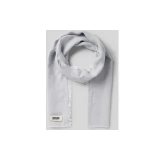 Schal mit Label-Detail Modell 'PLINA', Hellblau, 1