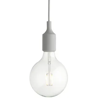 Muuto E27 1-flg. 13 cm grau Kunststoff