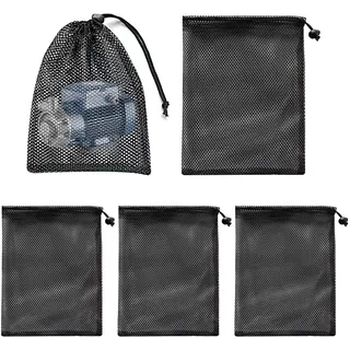 Editbar 5 Stück Pumpenfilter-Netzbeutel, Teichpumpenfilterbeutel, Filterbeutel Aquarium, Netzfilterbeutel für Teiche,Verunreinigungen filtern,Wasserpumpe schützen(40 * 30 cm)