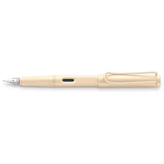 Lamy safari cozy Füllhalter 020 Special Edition – Moderner Füller in der Farbe Cream Sahne mit ergonomischem Griff und zeitlosem Design – Federstärke EF - Sondermodell, 1 Stück (1er Pack)