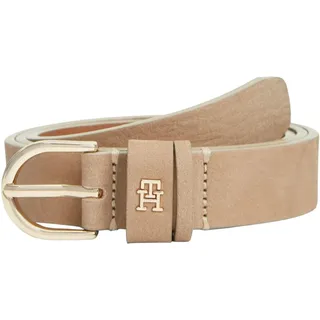 Tommy Hilfiger Damengürtel Leder 2,5 cm Beige 75