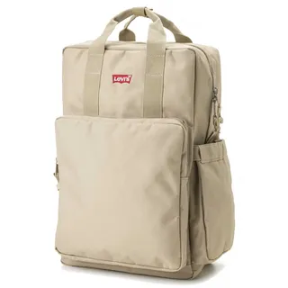 LEVI'S Unisex Rucksack - L-Pack Large Recycled, Polyester, Logo, 45,5x29x20cm (HxBxT) Taupe