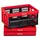 Klappbox 32 L 3-tlg Rot/Schwarz