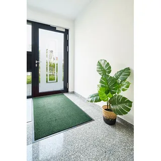 Fußmatte ANDIAMO "Verdi" Teppiche Gr. B/L: 90 cm x 150 cm, 6 mm, 1 St., grün Schmutzfangläufer Schmutzfangmatte, auch für überdachten Außenbereich geeignet, waschbar