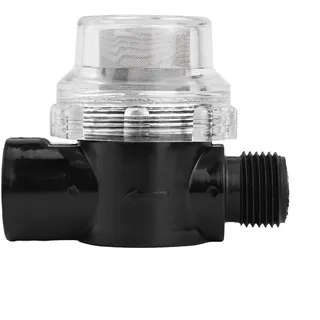 Filteilect Frischwasserfilter für Wohnmobil Anhänger und Marine, PVC Inline-Sieb mit 50 Mesh Edelstahlsieb, Sedimentfilter für saubere Wasserversorgung