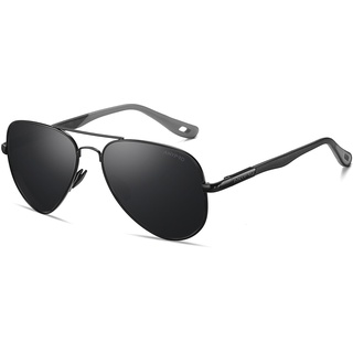 ANYPRO Sonnenbrille Herren Polarisiert Pilotenbrille sonnenbrillen Damen Polarisierte Piloten Sonnen Brille Fahren Angeln UV400 Schutz Fliegerbrille - Einheitsgröße