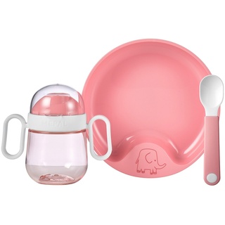 MEPAL Kindergeschirr-Set MIO 3-teilig deep pink Baby-Geschirr-Set