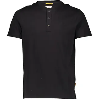Camel Active Shirt "Henley" in Schwarz - L