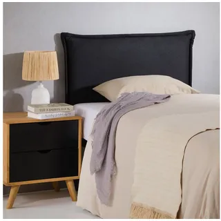 Idimex Kopfteil Nerina 90 x 7 x 99 cm Schwarz