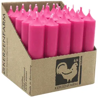 luterna Stabkerzen 100 x 22 mm 25 St. pink