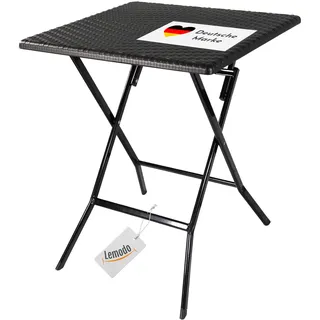 Lemodo Klapptisch 62 x 62 cm schwarz
