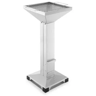Edelstahl Holzkohlegrill THÜROS T2 XL 95cm 35x35cm