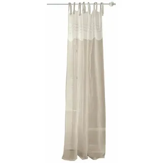 Mirabeau Vorhang Gardine Demille leinen/creme beige