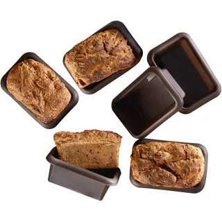 LURCH Flexiform Brotform Mini Batzen 6er Set 9,1 x 5,6 cm