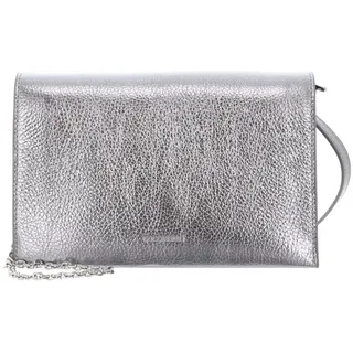 Coccinelle Dandy Clutch Leder Silver