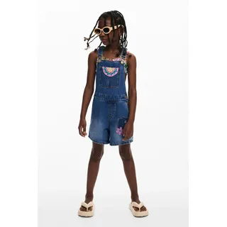 Patchwork-Denim-Latzhose, BLUE, 13/14