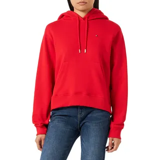 Tommy Hilfiger Damen Hoodie 1985 Modern Terry mit Kapuze, Rot (Fireworks), 3XL - 3XL