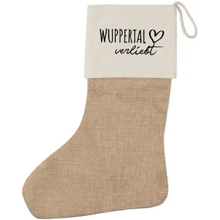 Weihnachtsstrumpf Wuppertal verliebt Geschenkidee Wuppertal Geschenk Präsent Mit