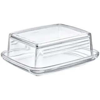 Thiru Butterdose Glas - mit speziellem Deckel-Relief für sicheres Greifen, Glas