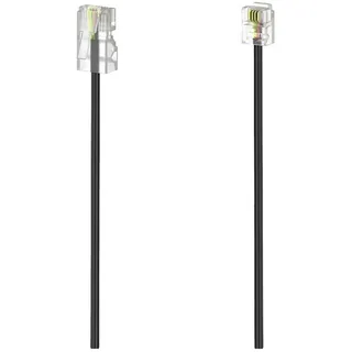 Hama DSL Anschlusskabel [1x RJ11-Stecker 6p4c - 1x RJ45-Stecker 8p4c] 6m Schwarz