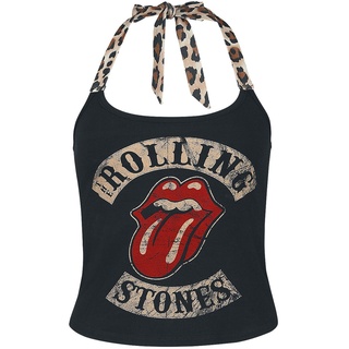 The Rolling Stones Neckholder - EMP Signature Collection - M bis XXL - für Damen - Größe XXL - schwarz/multicolor  - EMP exklusives Merchandise! - XXL