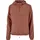 Damen Ladies Basic Pull Over Jacket terracotta L L