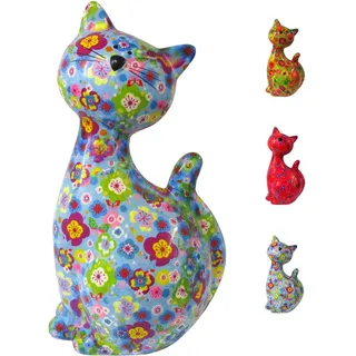 netproshop Spardose große Katze aus Keramik Pomme Pidou Größe XL, Auswahl:Violet