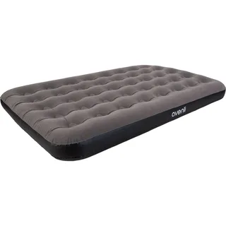 AVENLI Luftmatratze Double-Size 191x137x22 cm, 2 Personen, Coil-Beam, beflockt aufblasbar, bis 300 kg, grau, Camping Gästebett Outdoor – aufblasbare Matratze für 2 Personen